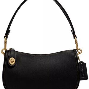 Coach Black and Gold Shoulder Bag